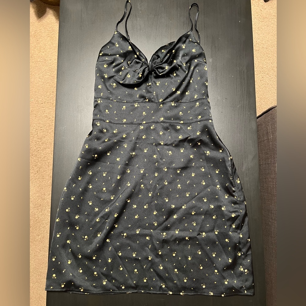 Abercrombie Floral Tie-Front Mini Dress